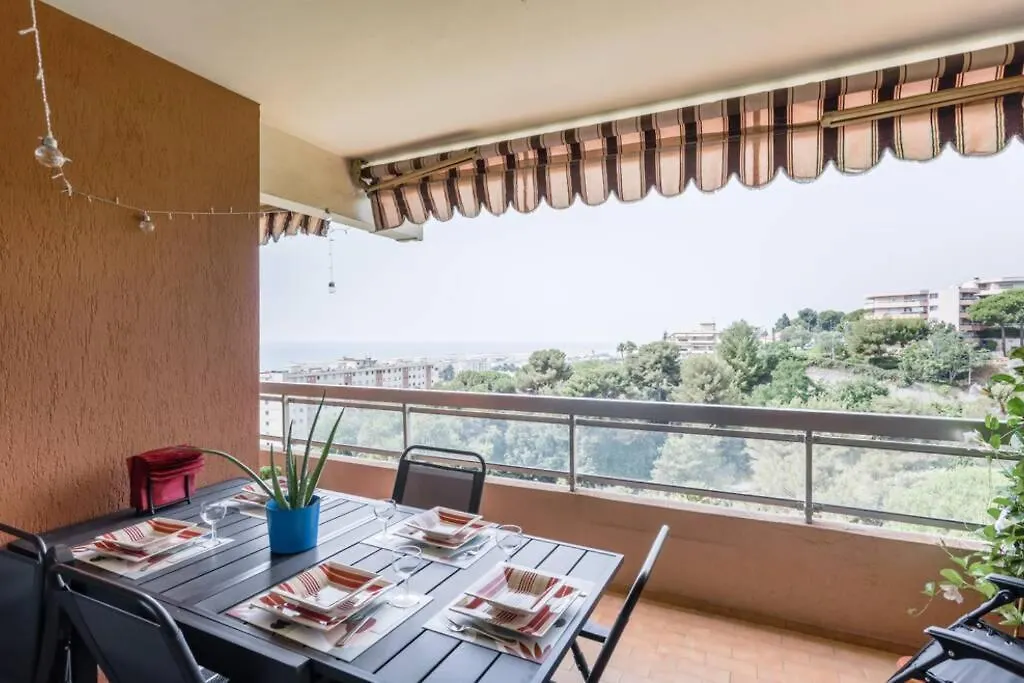 Sea View Apartment In Residence With Swimming Pool! Nicea Francja